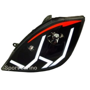 چراغ جلو تیبا طرح لامبورگینی