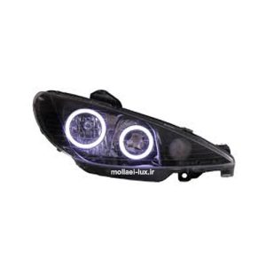 چراغ جلو 206 طرح باکستر