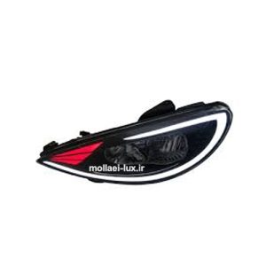 چراغ جلو 206 طرح تسلا